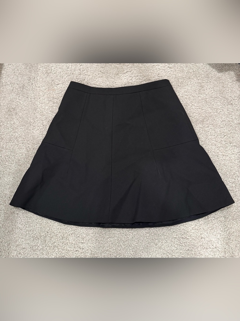J Crew Classic Black A-Line Women's Skirt size 2